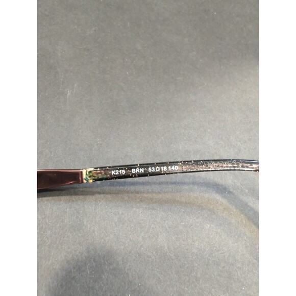 KAY UNGER NEW YORK Eyeglasses K215 Brown Frame 53[] 18 140 Flex Hinges - Picture 7 of 7
